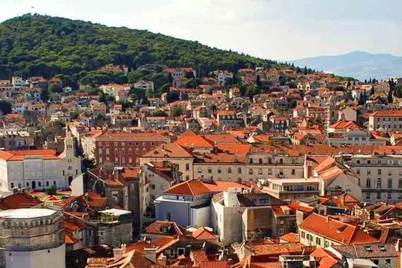 Split, Croacia: vista panorámica