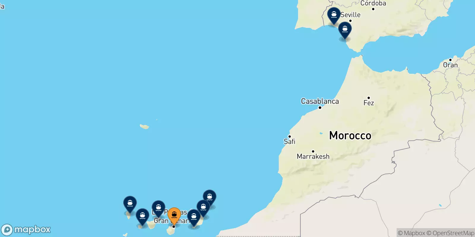 Ferries de Las Palmas De Gran Canaria